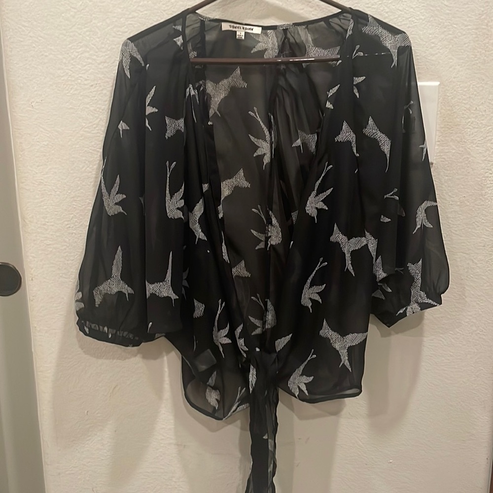 Daniel Rainn sheer full sleeved blouse